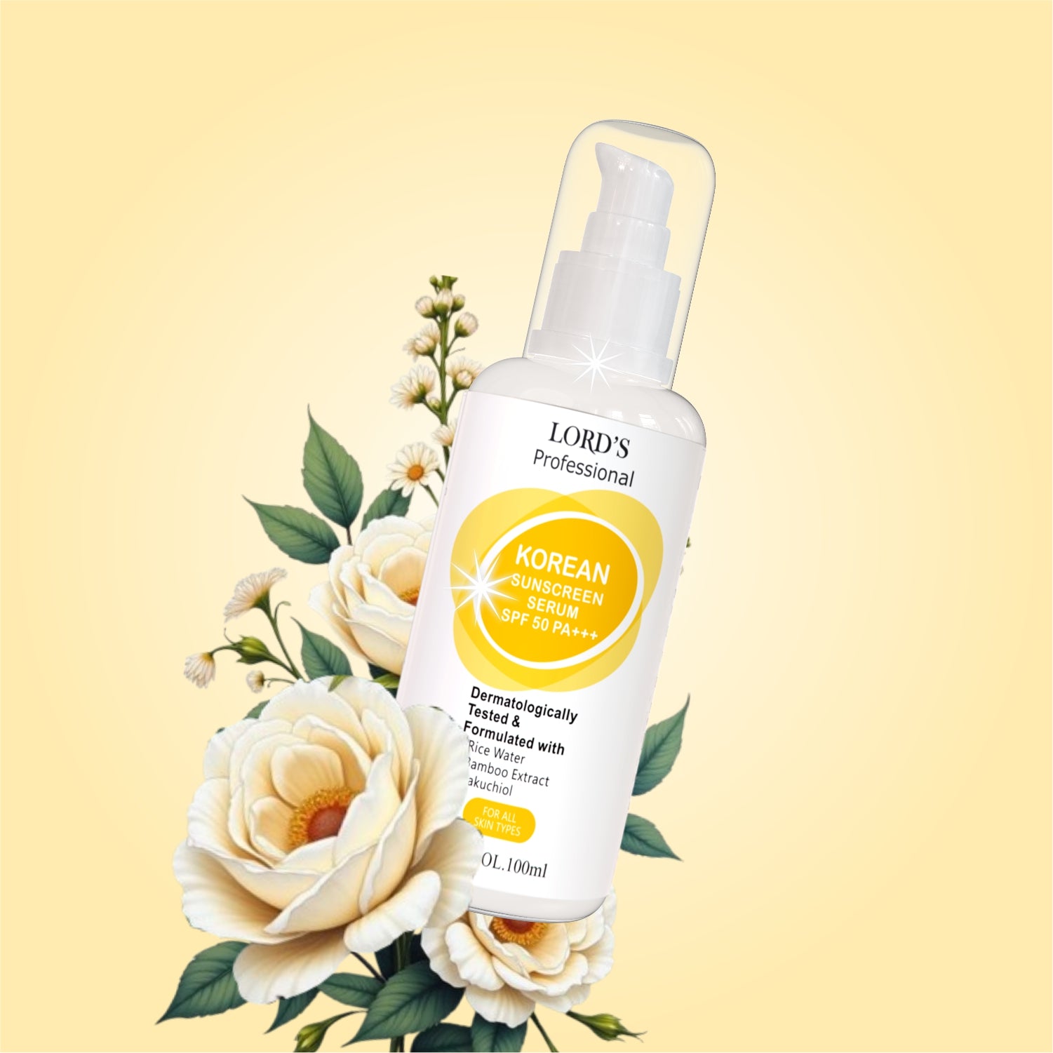 Professional Korean Sunscreen Serum spf 50 pa +++
