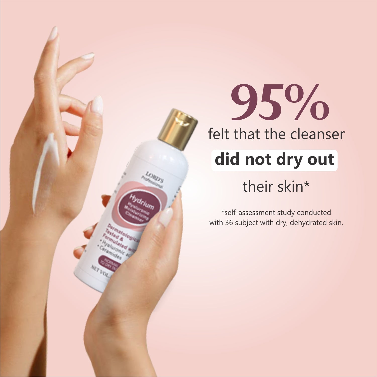 Hydrium Hyaluronic Moisturizing Cleanser (100ml)