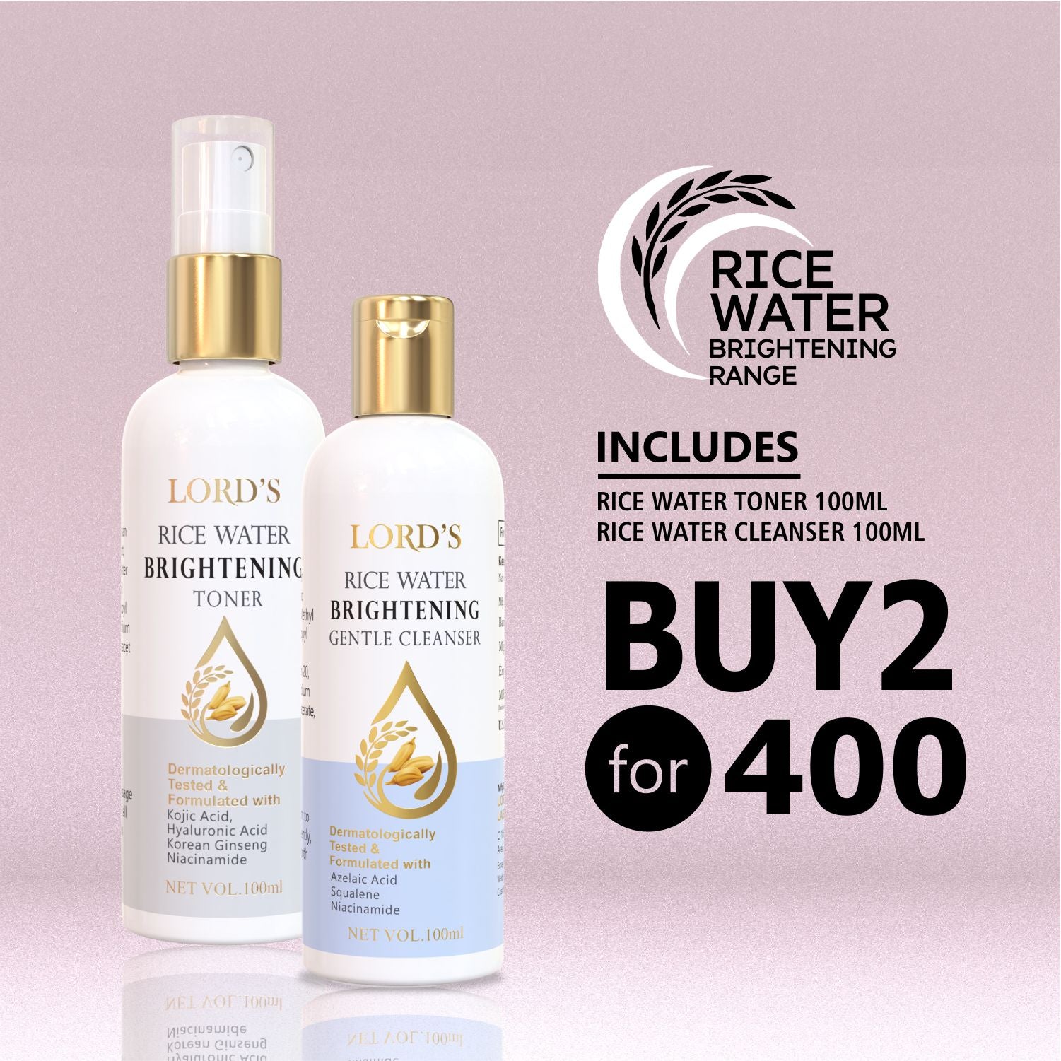Rice Water Brightening Kit