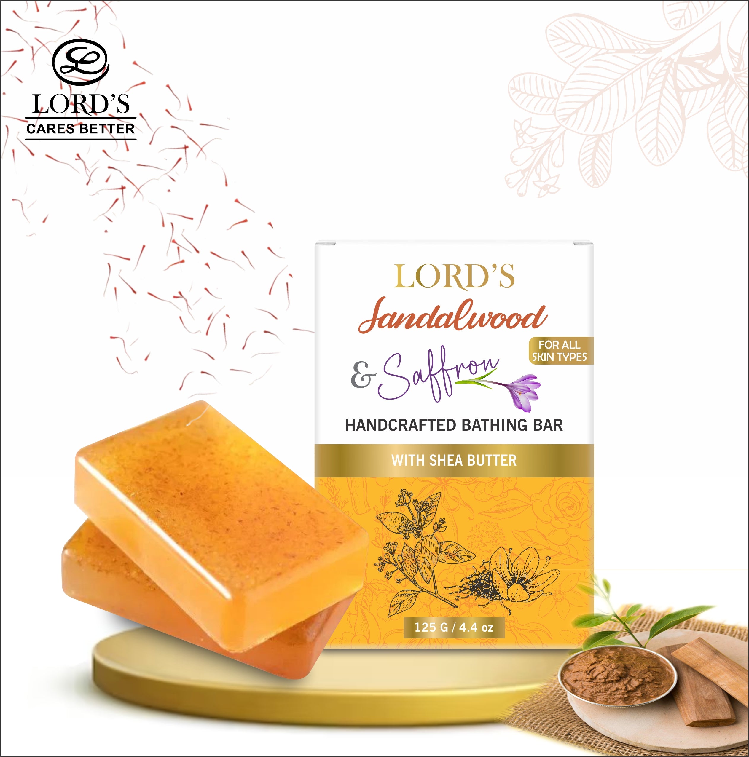 Handcrafted Soap Pack of 4 (500gm)