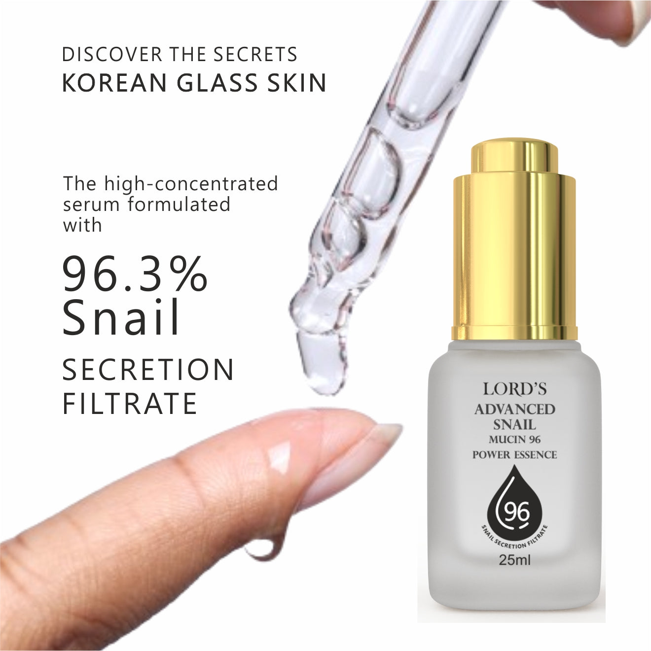 Lord's Advanced Snail Mucin 96 Power Essence (25ml)