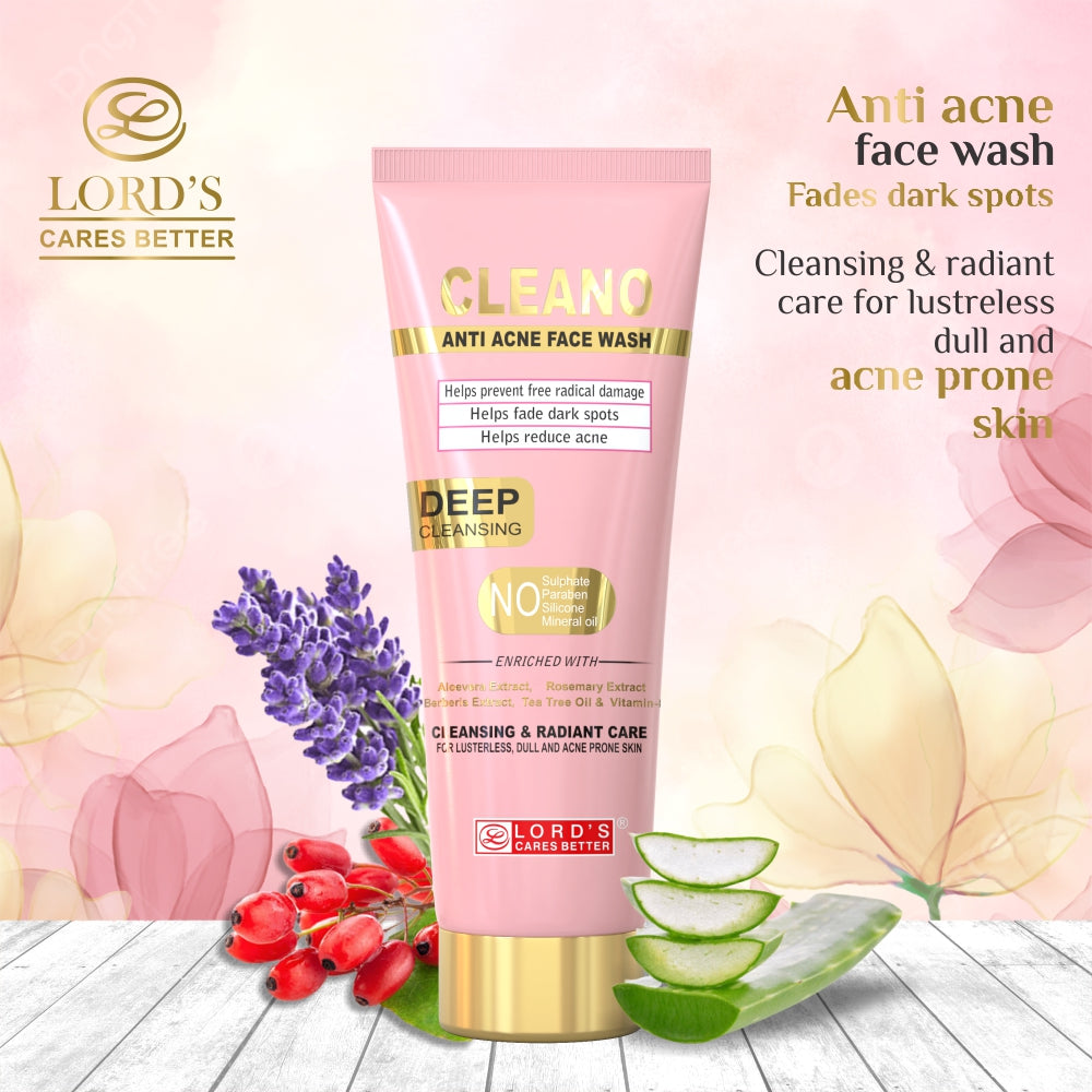 Cleano – Anti Acne Face Wash (100 ml)