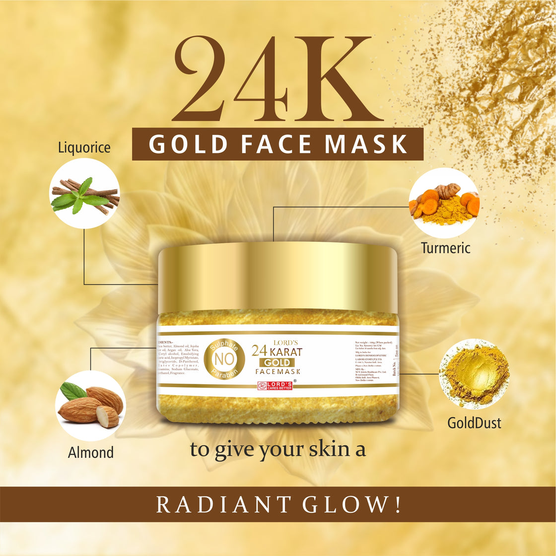 24K Gold Face Mask