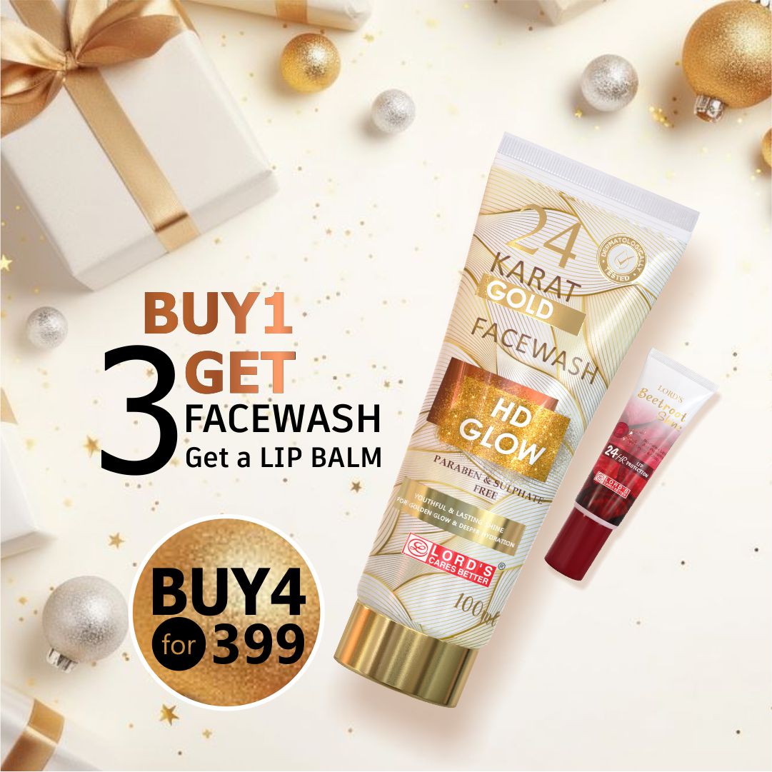 Buy 4 @399 - 24 Karat Gold Face Wash Combo