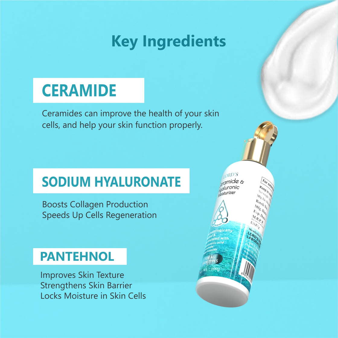 Ceramide & Hyaluronic Moisturizer |100ml