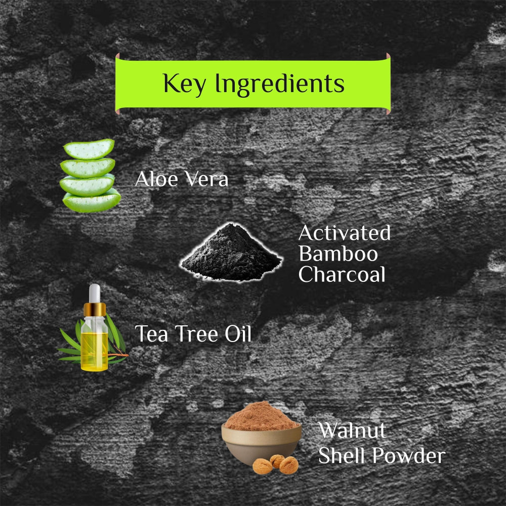 Charcoal Face Scrub (100g)