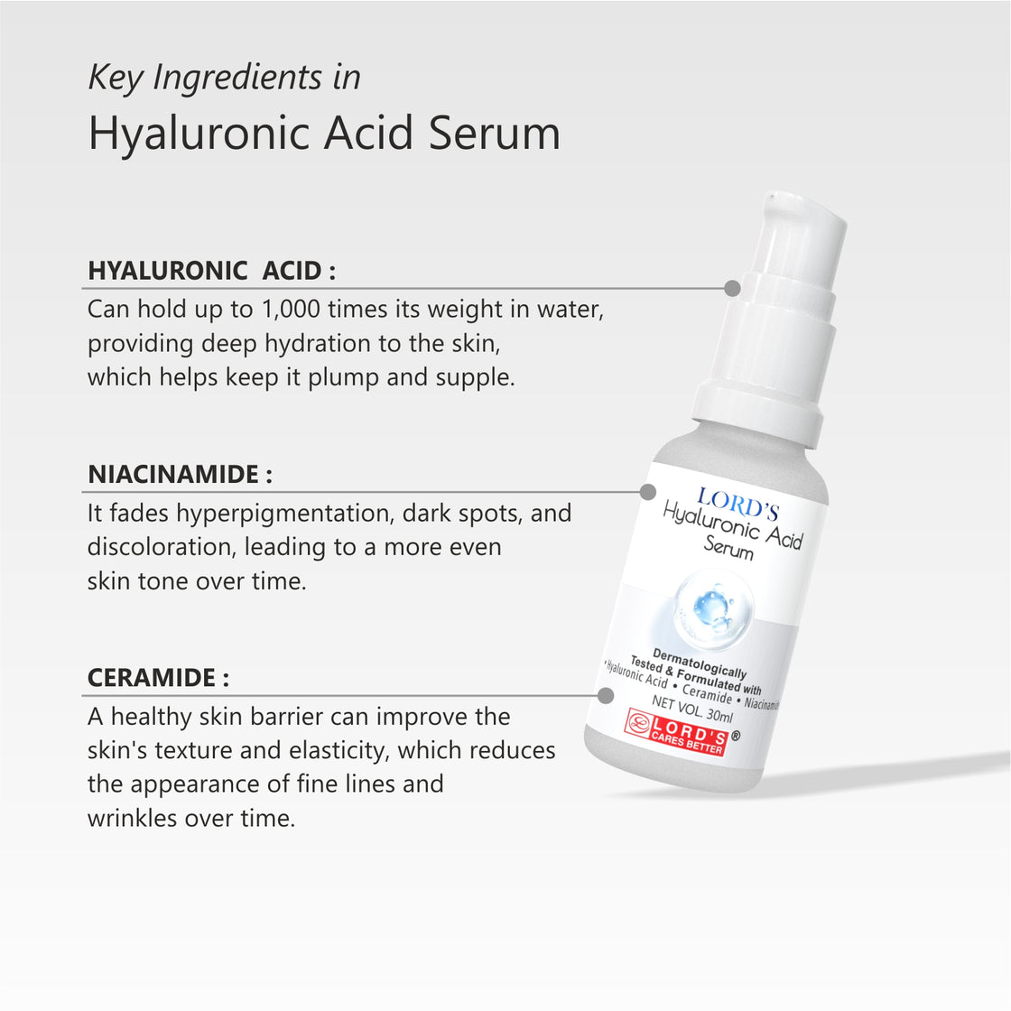 hyaluronic acid serum (30 ml)