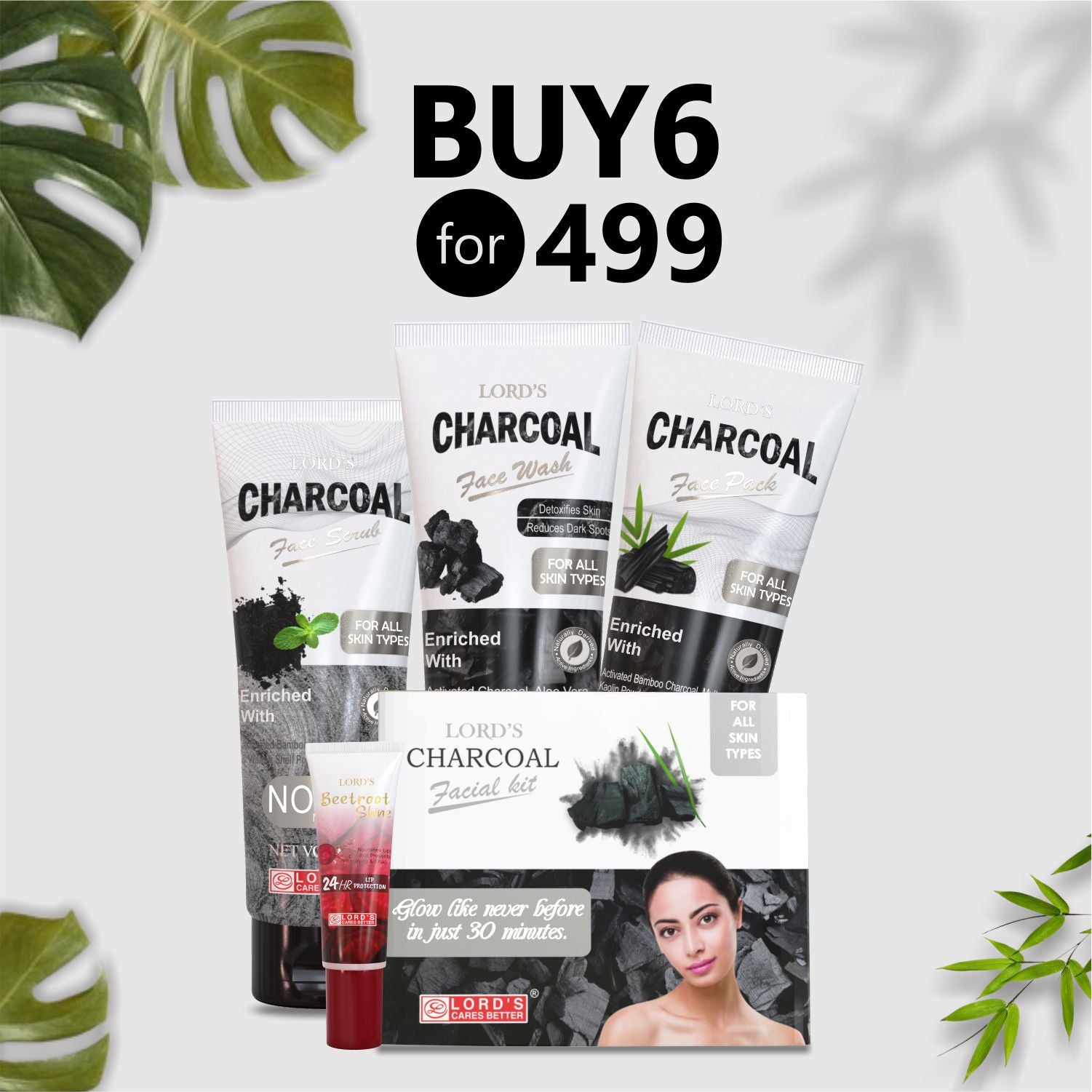 Buy 6 @499||  Charcoal Skin Savior