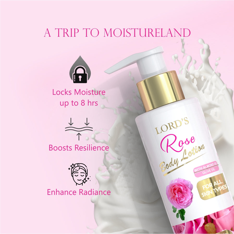 Rose Body Lotion (200Ml)