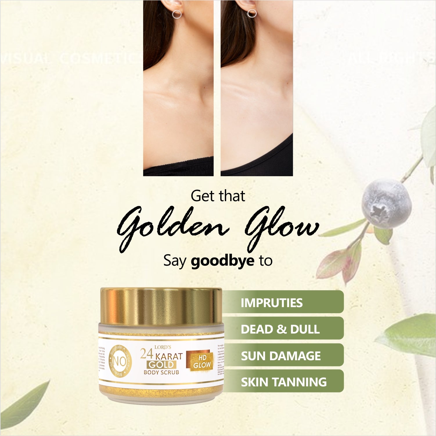 24 Karat Gold Body Scrub (100 g)