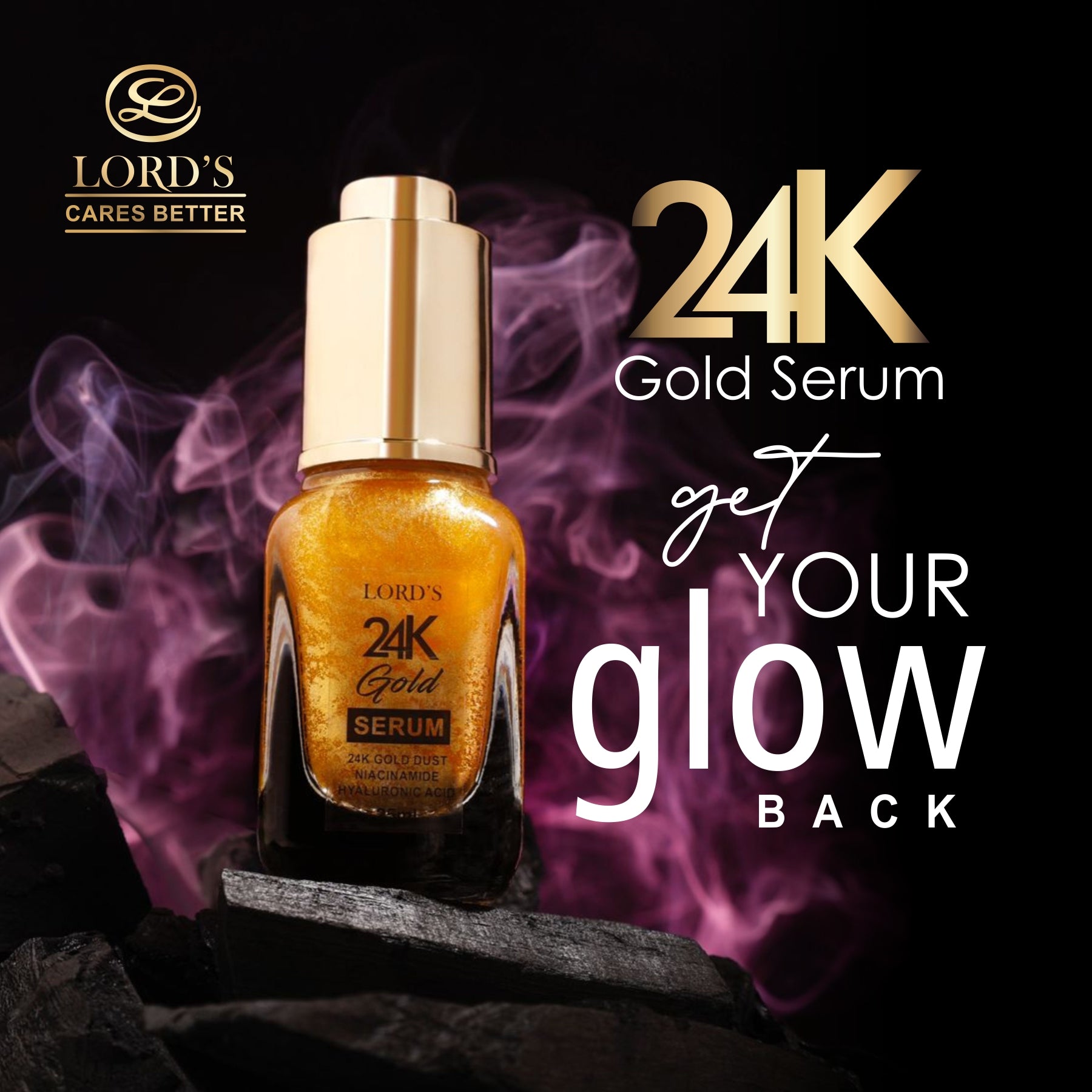 24k Gold Serum (25Ml) + Free Lord’s Beetroot Lip Balm (10g)