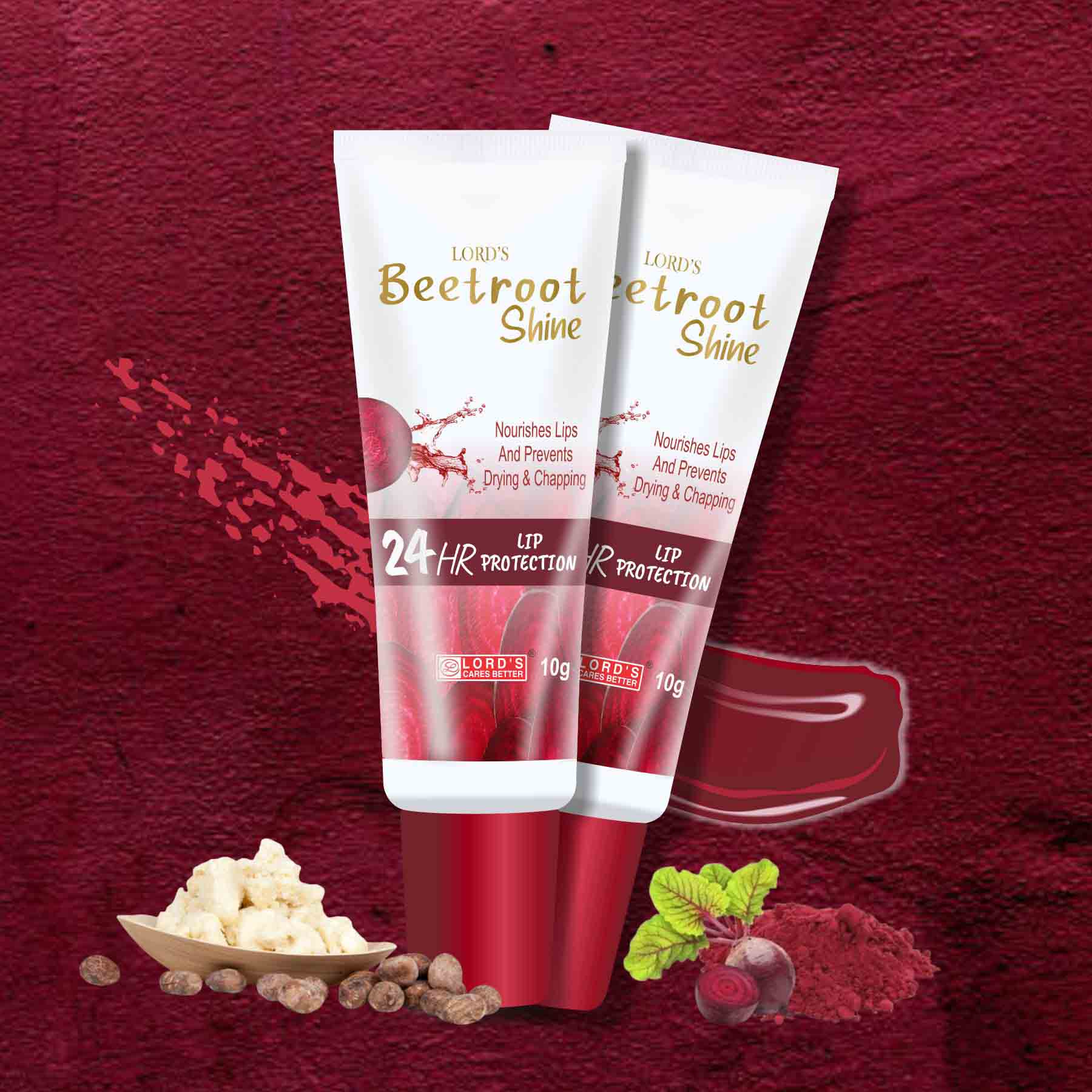 Lip Balm - Beet Root Pack of 2 (20 gm)